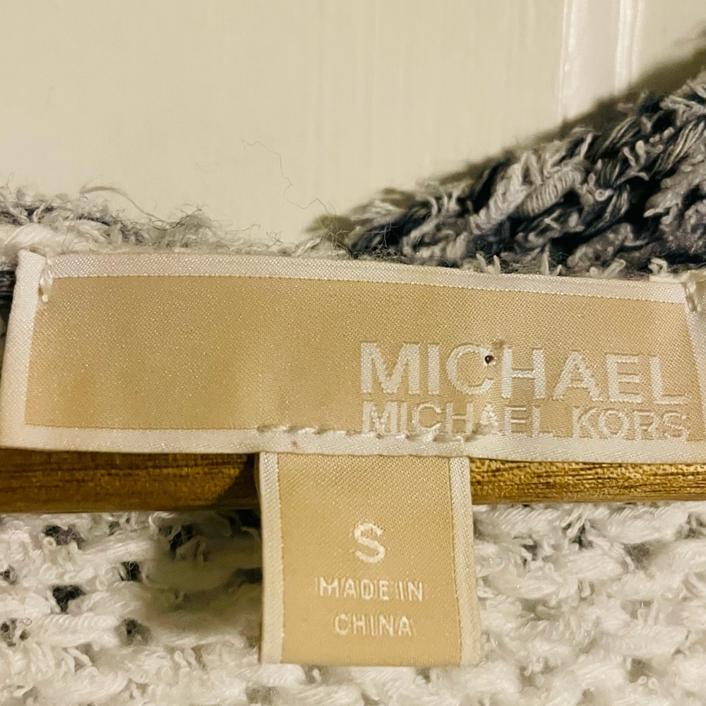 Michael Kors knit hooded cardigan size small - Picture 3 of 10